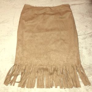 Velour Fringe Indian Style pencil skirt!